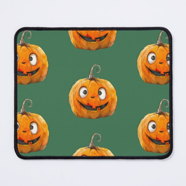 Item preview, Smiling Halloween Pumpkin Cartoon designed and sold by WIKKI-White.