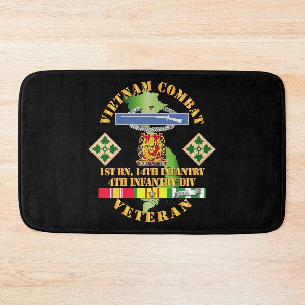 Item preview, Army - Vietnam Combat Infantry Veteran w 1st Bn 14th Inf - 4th ID SSI designed and sold by Military Insignia Products.