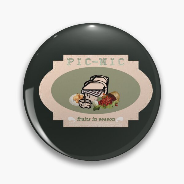 Item preview, Midcentury Collage Fruit Sticker - Shirley Jackson Academia Label - Picnic Fruits in Season designed and sold by LochNestFarm.