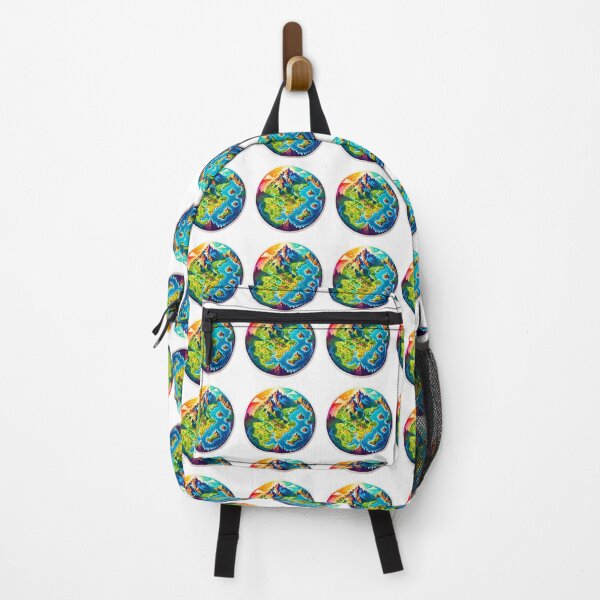 Item preview, Colorful Fantasy World Map Illustration designed and sold by artwaves.