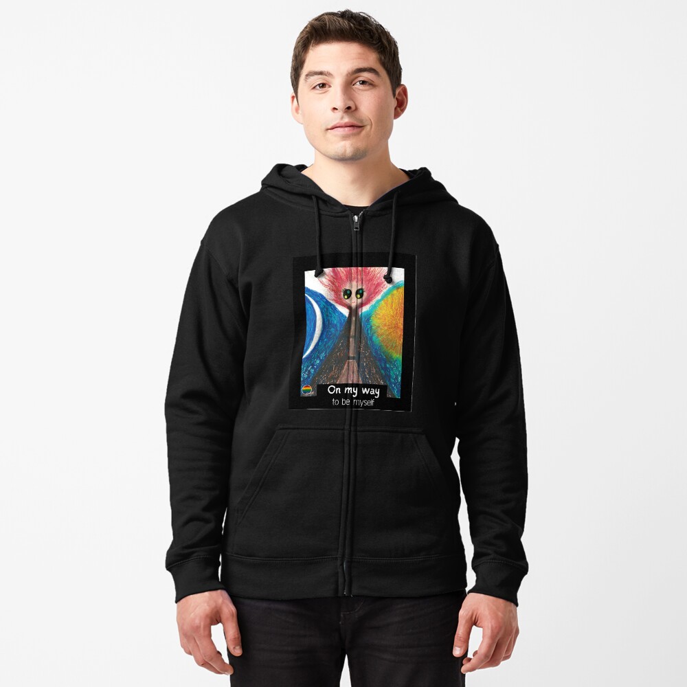 Item preview, Zipped Hoodie designed and sold by adzik.