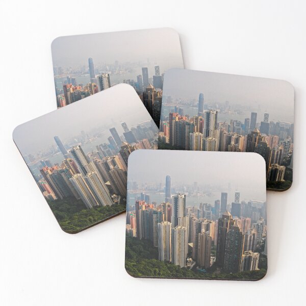 Item preview, Stunning Hong Kong Skyline from Victoria Peak designed and sold by World Wondering Travel Photography.