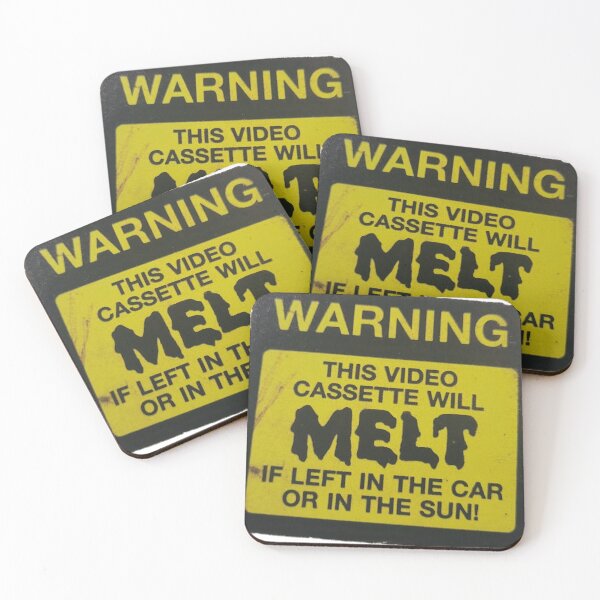 Item preview, VHS rental melt warning designed and sold by misssallyb.