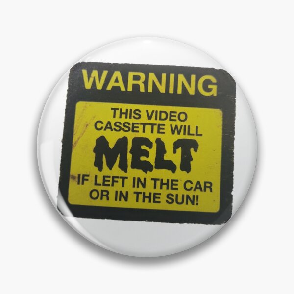 Item preview, VHS rental melt warning designed and sold by misssallyb.