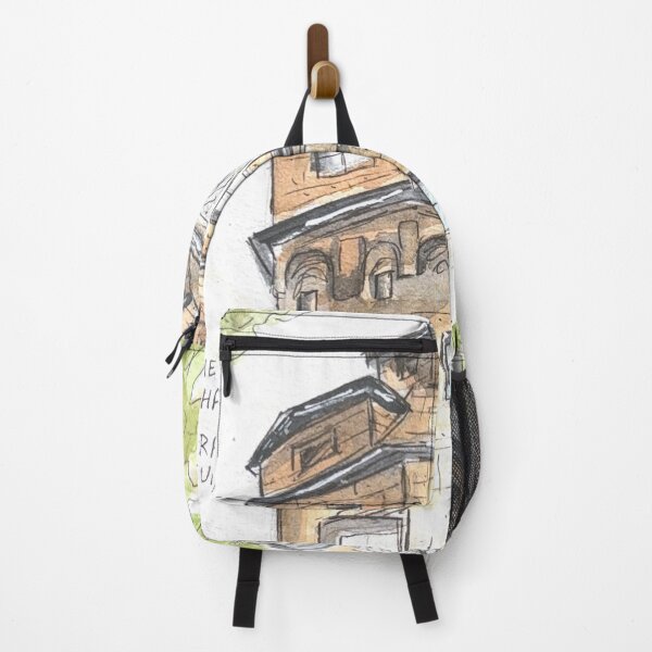 Item preview, Liebieghaus Tower Frankfurt Germany Watercolor Illustration designed and sold by kriti130.