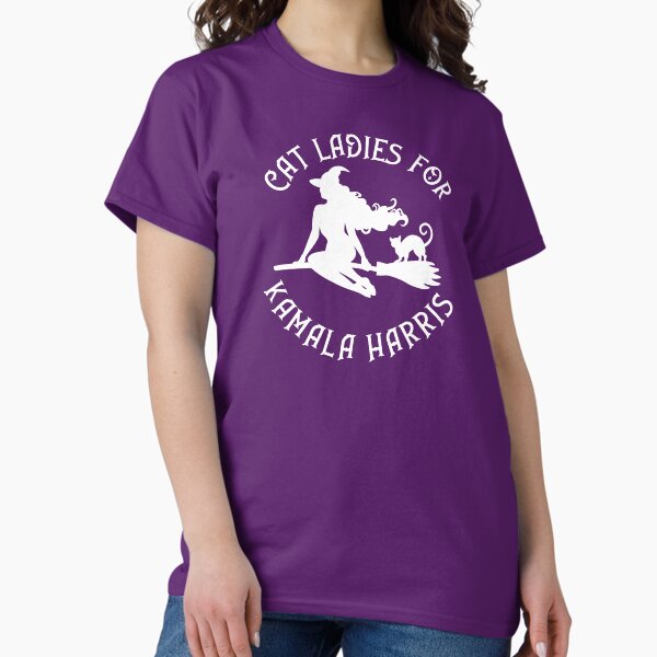 Cat Ladies for Kamala Harris Wiccan Pagan Cheeky Witch® Classic T-Shirt