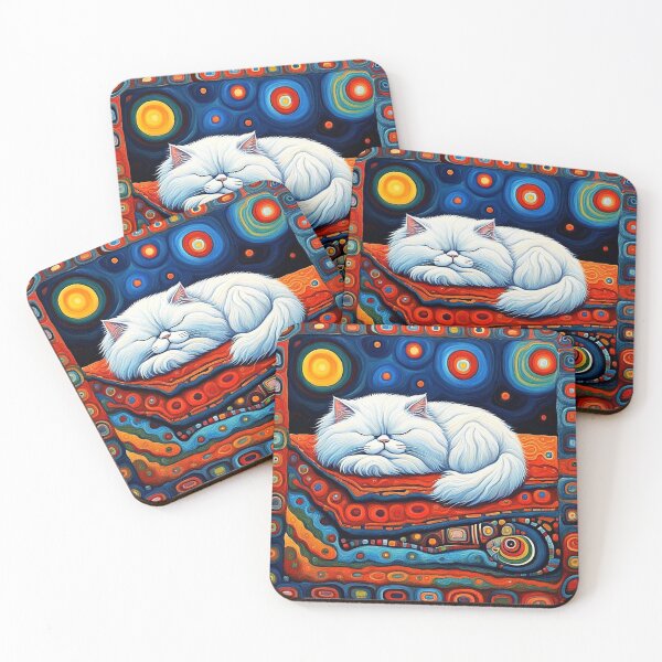 Item preview, Cat on cushions designed and sold by George Hutton Hunter.