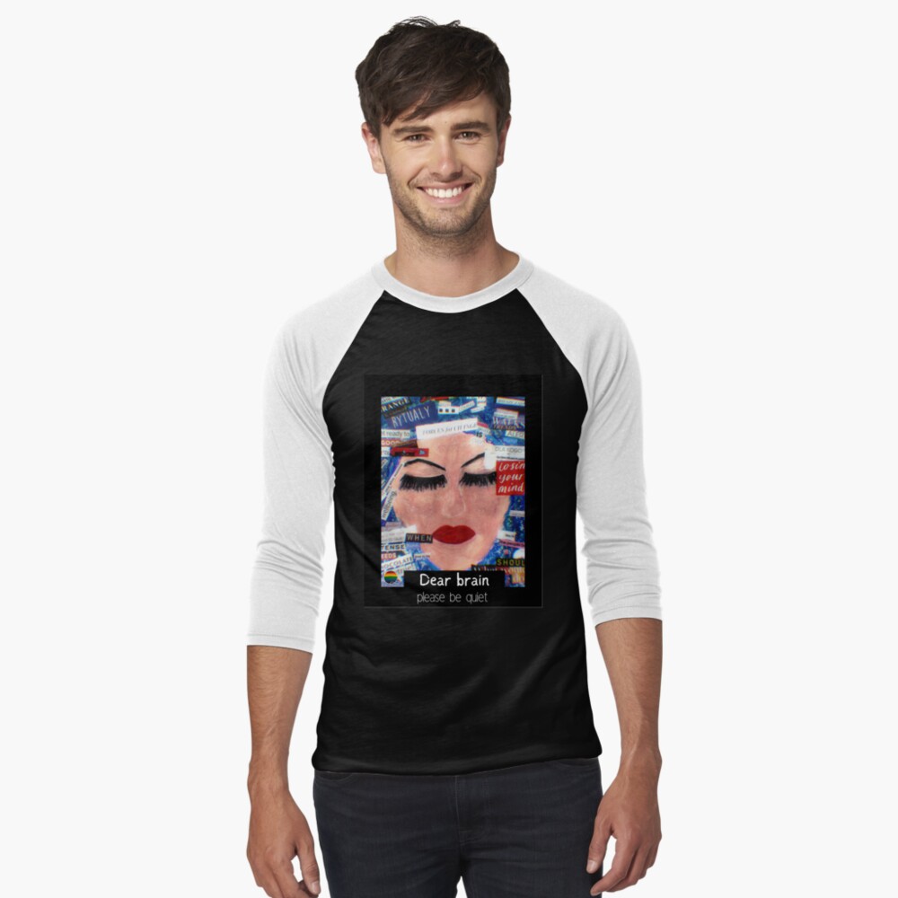 Item preview, Baseball ¾ Sleeve T-Shirt designed and sold by adzik.