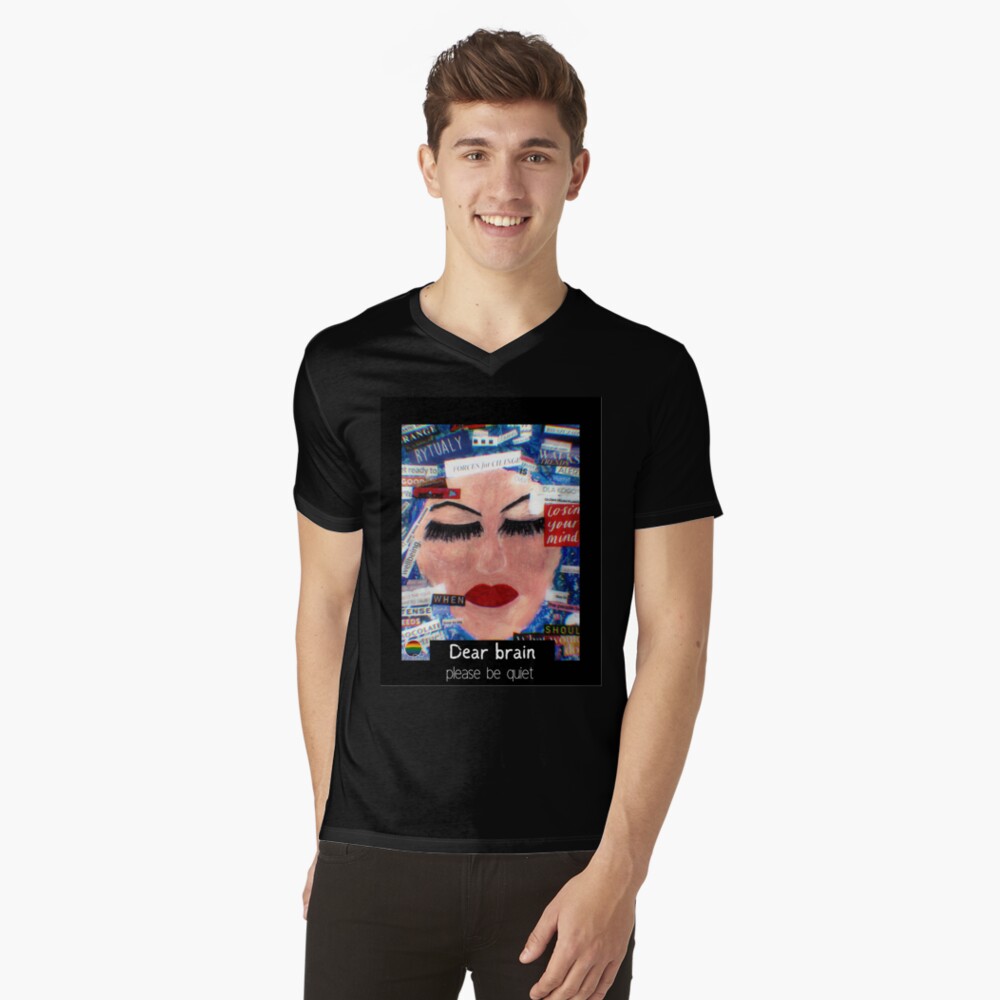 Item preview, V-Neck T-Shirt designed and sold by adzik.