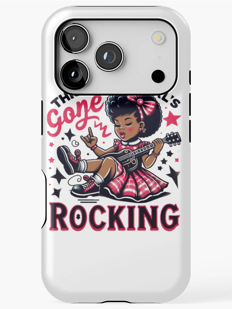 Thumbnail 1 of 4, iPhone Case, "This Little Girls Gone Rocking" designed and sold by RigorMortees.