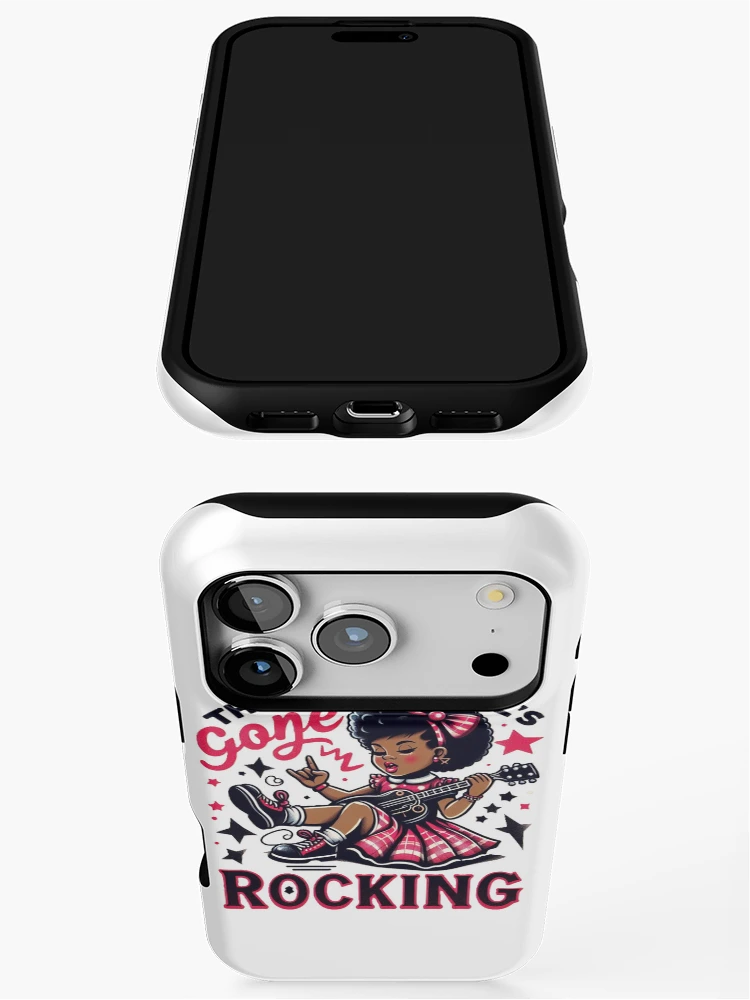 Thumbnail 3 of 4, iPhone Case, "This Little Girls Gone Rocking" designed and sold by RigorMortees.