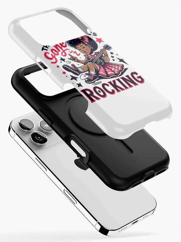 Thumbnail 2 of 4, iPhone Case, "This Little Girls Gone Rocking" designed and sold by RigorMortees.