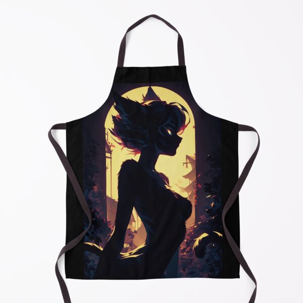 Item preview, Anime Catgirl Silhouette designed and sold by ByteyCreatives.