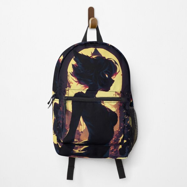 Item preview, Anime Catgirl Silhouette designed and sold by ByteyCreatives.