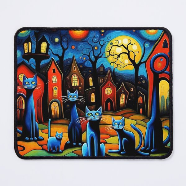Item preview, Cats gazing designed and sold by George Hutton Hunter.