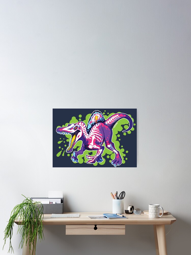 Thumbnail 1 von 3, Poster, Radioaktiver Spinosaurus designt und verkauft von Kirara.