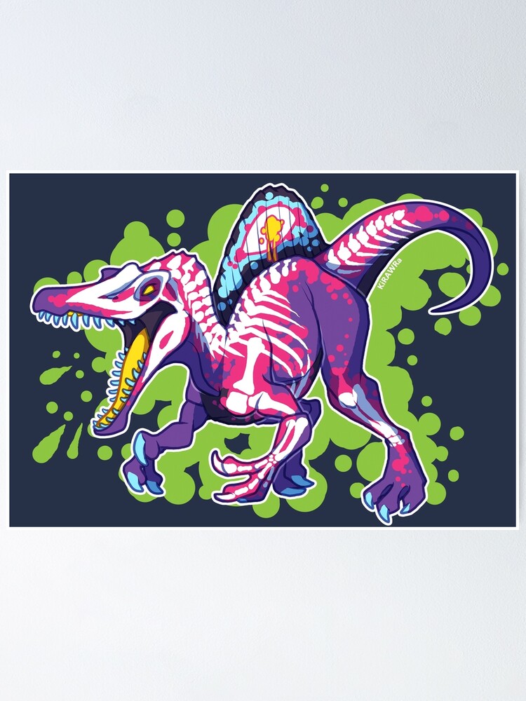 Thumbnail 2 von 3, Poster, Radioaktiver Spinosaurus designt und verkauft von Kirara.