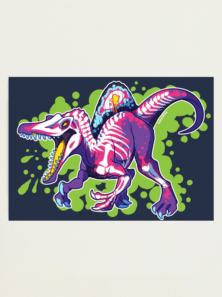Thumbnail 2 von 3, Fotodruck, Radioaktiver Spinosaurus designt und verkauft von Kirara.