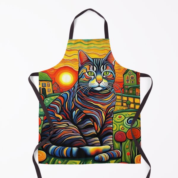 Item preview, Stripey Cat designed and sold by George Hutton Hunter.