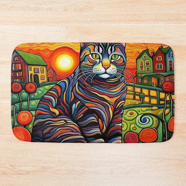 Item preview, Stripey Cat designed and sold by George Hutton Hunter.
