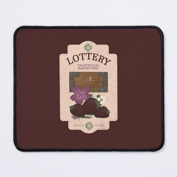 Item preview, Unsettling Fruit Sticker - Shirley Jackson Academia Label - Lottery Traditional Harvesters, Heirloom Varieties designed and sold by LochNestFarm.