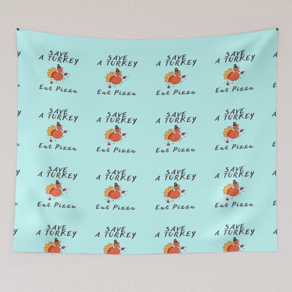 Item preview, Save A Turkey Eat Pizza designed and sold by 96mon.