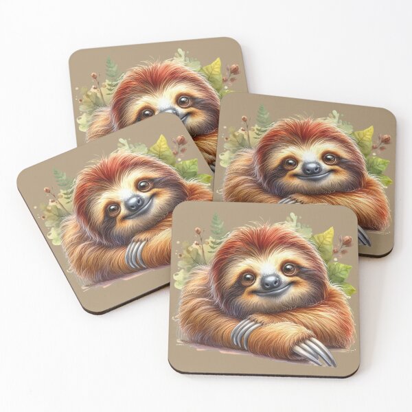 Item preview, Cute Baby Sloth with Plants designed and sold by Amazing-Kortez.