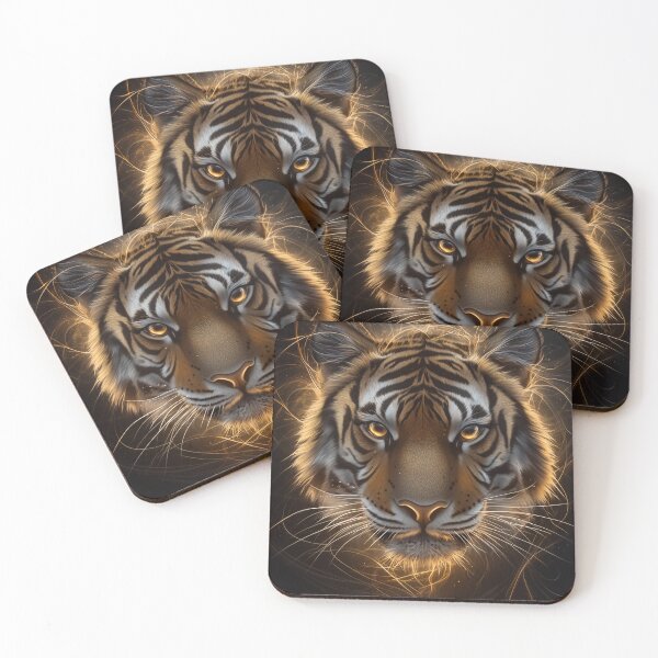 Item preview, Tiger face. designed and sold by bluetemple.