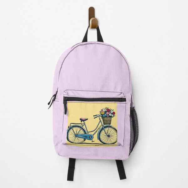 Item preview, Bicycle Flower Basket Pop Art Style designed and sold by artofuniverse.