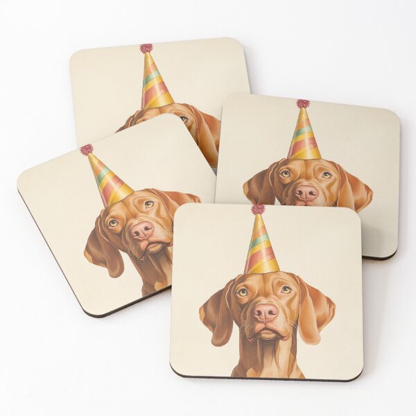 Item preview, Vizsla Dog Happy Birthday Funny designed and sold by stephenop92.