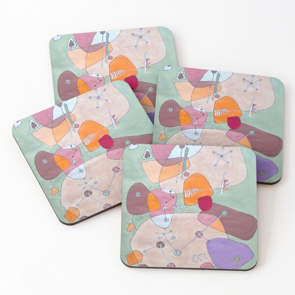 Item preview, abstract in orange designed and sold by Tereza Pilar  Art.