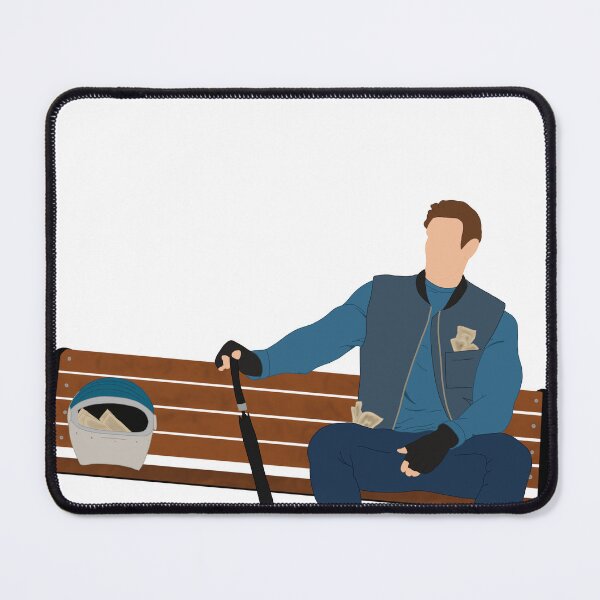 Item preview, Luther on Bench (Season 4) designed and sold by RockyCreekArt.