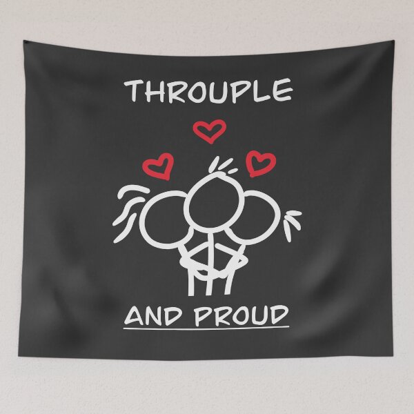 Item preview, Throuple and proud, polygamy, polyamory, love, pride, lgbtqia+ designed and sold by shamrock-illus.