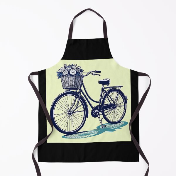 Item preview, Bicycle Flower Basket Pop Art Style designed and sold by artofuniverse.