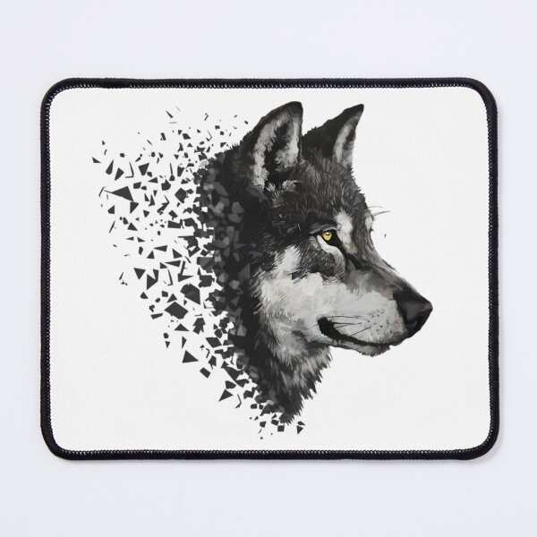 Item preview, Wolf Fading Into Polygon Shapes  designed and sold by PolygonPinnacle.