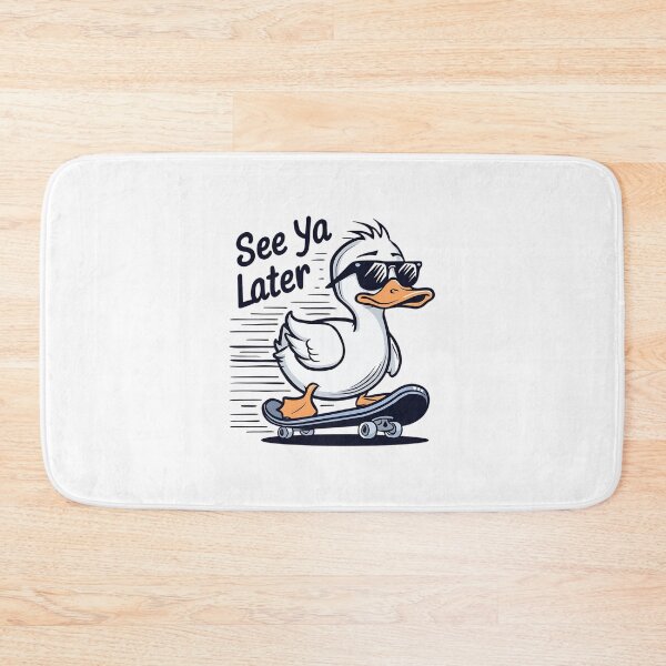 Item preview, see you later ducks Riding A Skateboard Skater for Kids, Boys designed and sold by Imaginarium Design.
