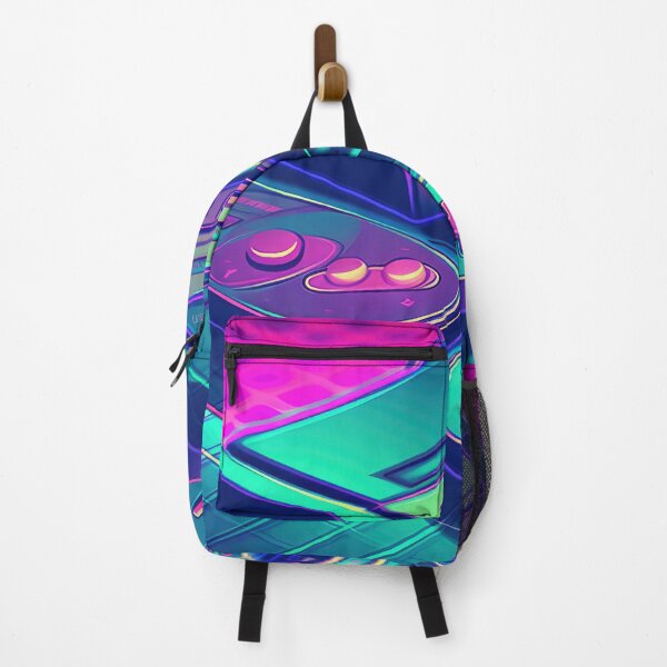 Item preview, Neon Vaporwave Retro Gaming Console designed and sold by AI Gizmo.