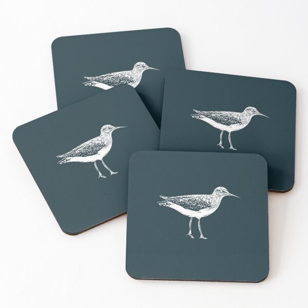 Item preview, Green Sandpiper White Design  designed and sold by designsasstultd.