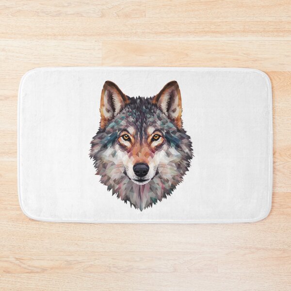 Item preview, Colorful Polygon Wolf Face designed and sold by PolygonPinnacle.