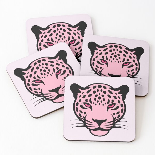Item preview, Pink Jaguar Face designed and sold by Jeallan Designs.
