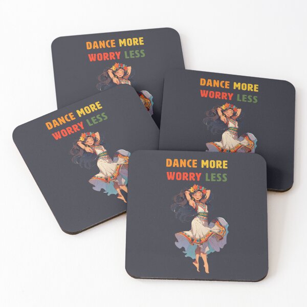 Item preview, dance more worry less, dancer gif designed and sold by La Loca.