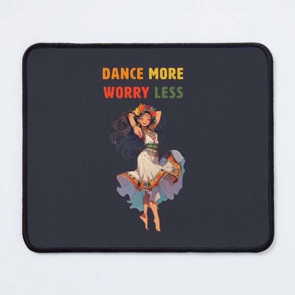 Item preview, dance more worry less, dancer gif designed and sold by La Loca.