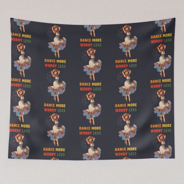 Item preview, dance more worry less, dancer gif designed and sold by La Loca.