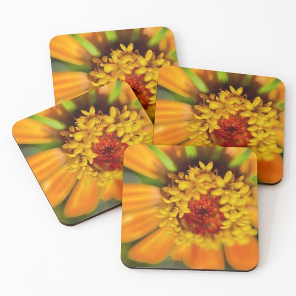 Item preview, Zinnia Naranja designed and sold by Leah Fox.