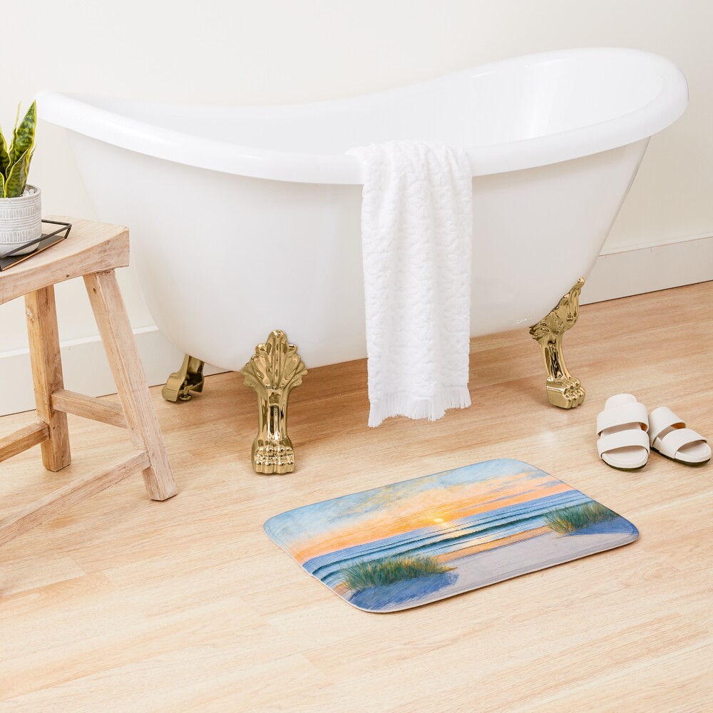 Vista previa del artículo con la obra «Alfombra de baño», diseñado y vendido por MastersInColor.