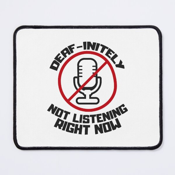 Item preview, Funny and sarcastic jokes for the deaf community designed and sold by The  Knick Knack Nook.