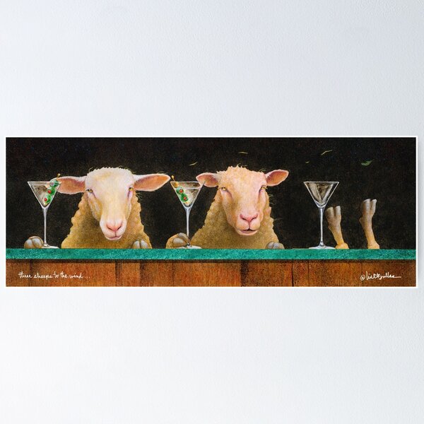 Item preview,  three sheeps to the wind... designed and sold by Will Bullas Studio.