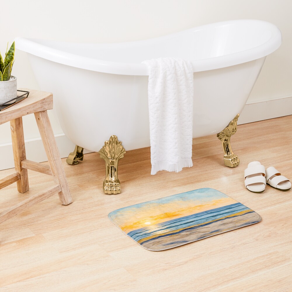 Vista previa del artículo con la obra «Alfombra de baño», diseñado y vendido por MastersInColor.