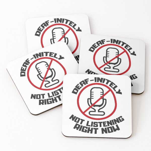 Item preview, Funny and sarcastic jokes for the deaf community designed and sold by The  Knick Knack Nook.