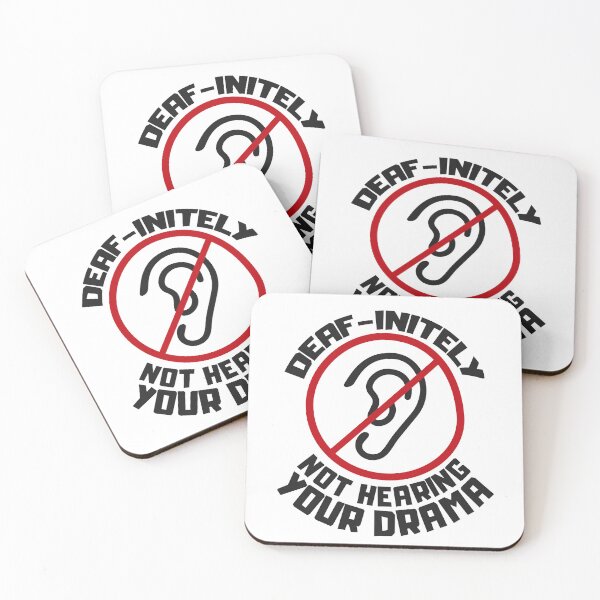 Item preview, Funny and sarcastic jokes for the deaf community designed and sold by The  Knick Knack Nook.